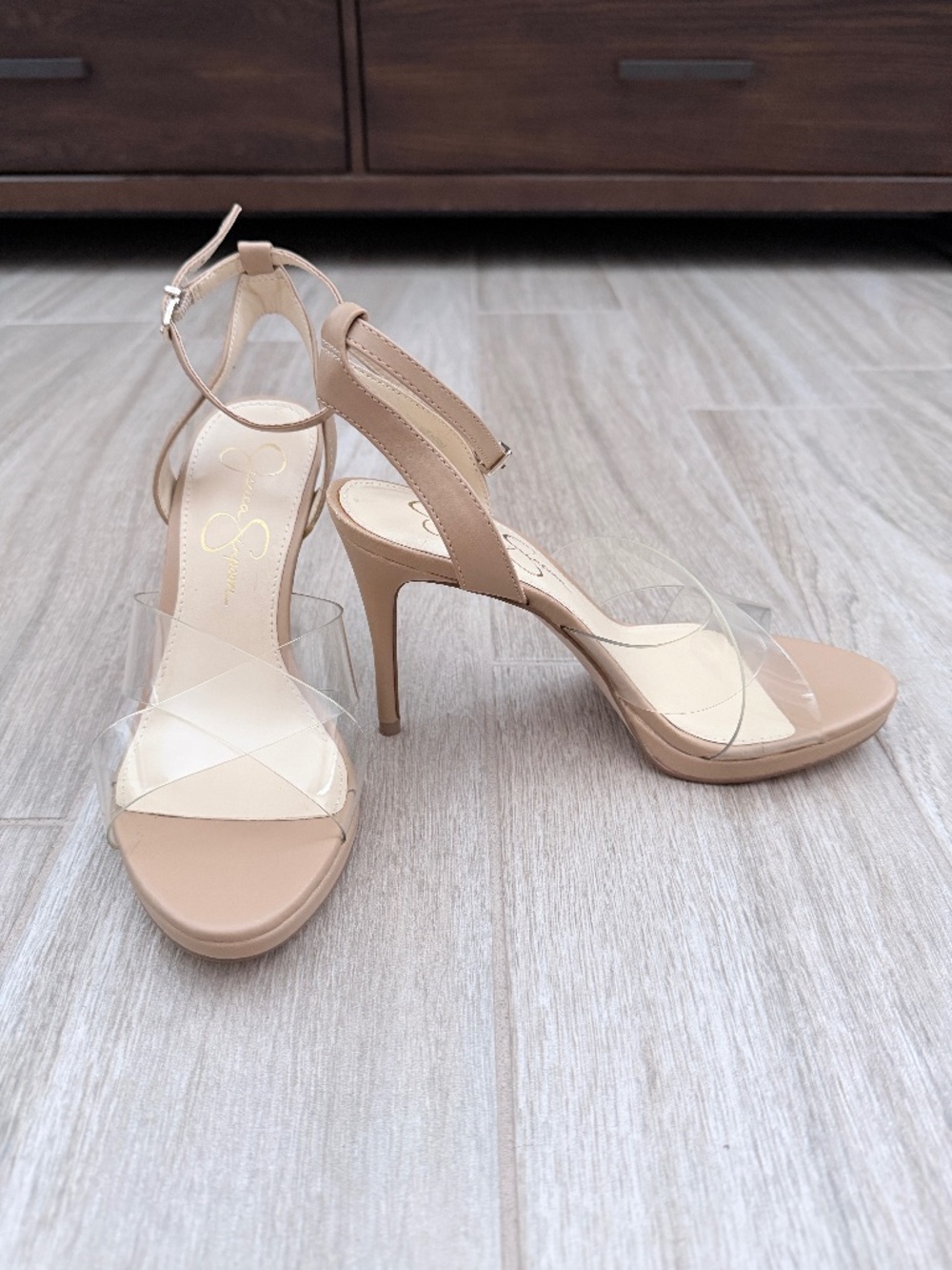 Jessica Simpson Strappy Heels, sz 7